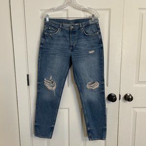&Denim Boyfriend Low Waist